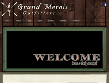 Tablet Screenshot of grandmaraisoutfitters.net